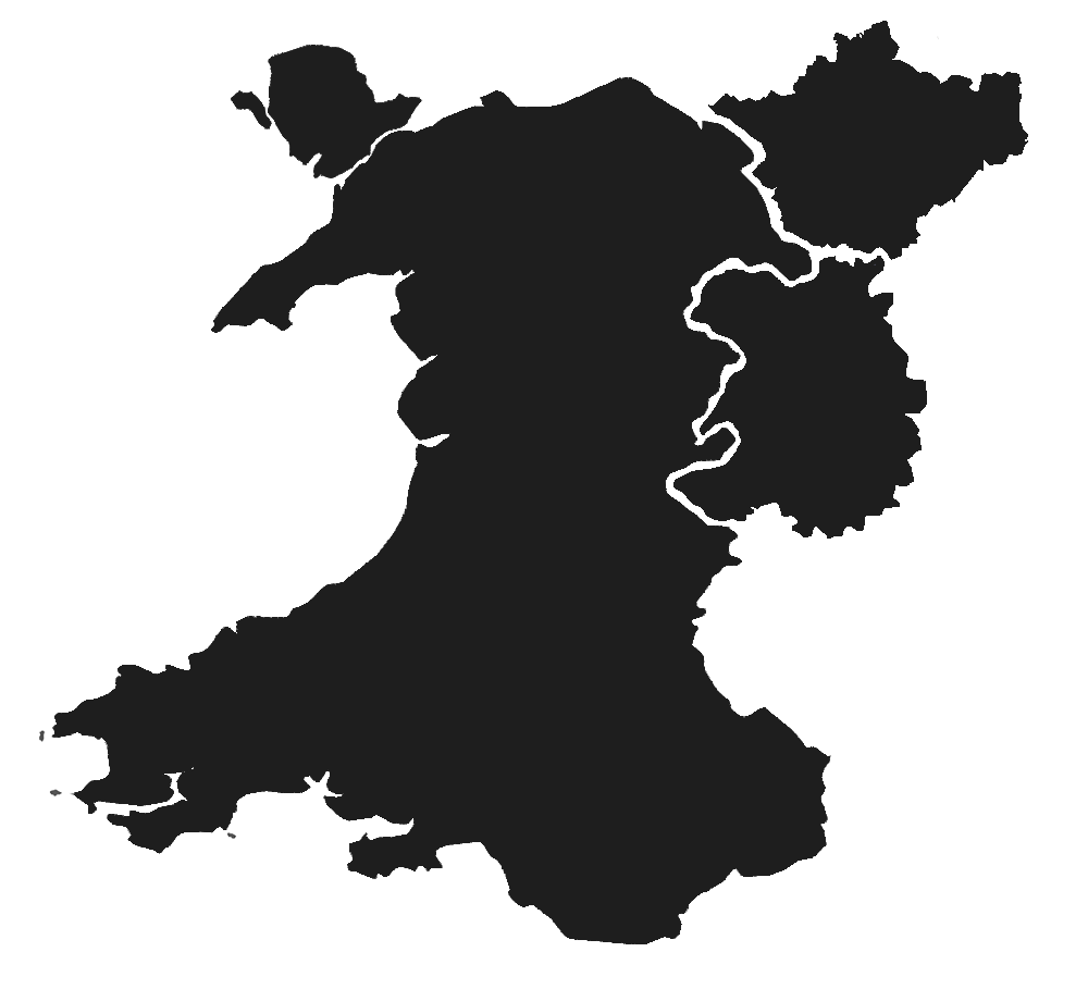 Map of Wales